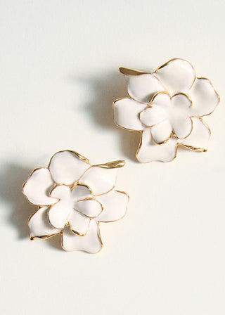 Aretes de Flor Doble