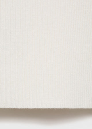 Blusa de Canalé con Ribetes en Contraste