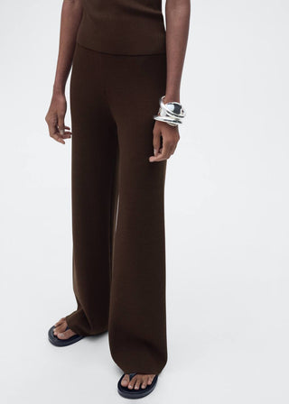 Pantalón Talle Medio con Cintura Elástica