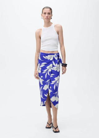Enagua Pareo con Estampado Floral