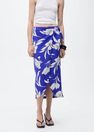 Enagua Pareo con Estampado Floral
