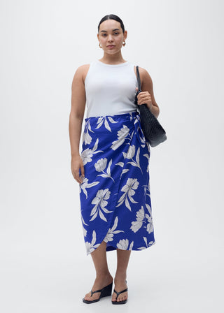 Enagua Pareo con Estampado Floral