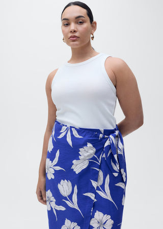 Enagua Pareo con Estampado Floral
