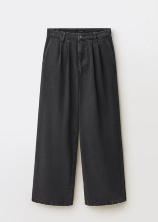 Jeans Talle Medio con Pinzas