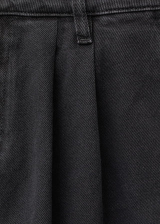 Jeans Talle Medio con Pinzas