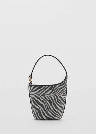 Bolso Bucket con Estampado Animal Print