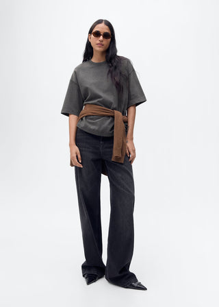 Camiseta Oversize de Algodón