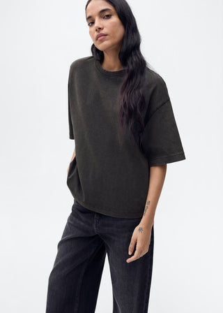 Camiseta Oversize de Algodón