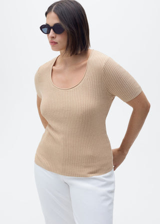 Sudadera Manga Corta de Lino