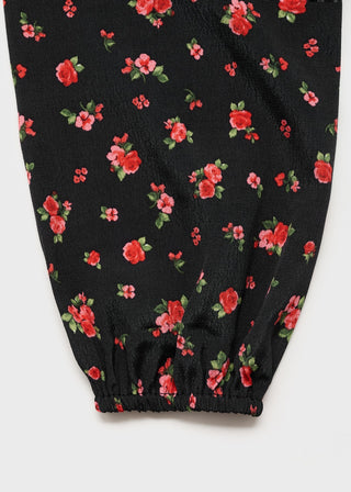 Blusa con Volante Estampado Floral