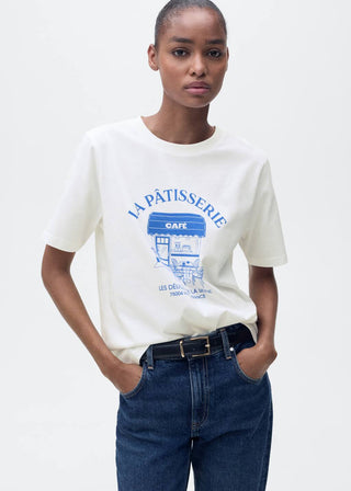Camiseta Manga Corta con Estampado