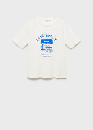 Camiseta Manga Corta con Estampado
