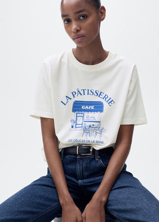 Camiseta Manga Corta con Estampado