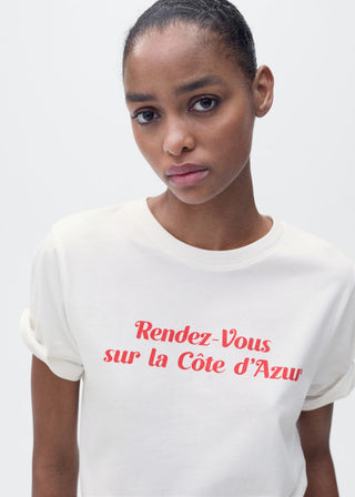 Camiseta Manga Corta con Estampado
