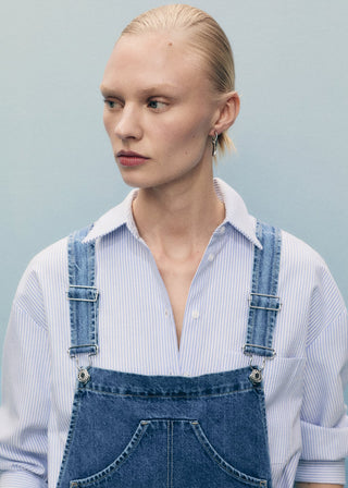 Enterizo Denim con Tirantes Ajustables