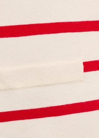 Cárdigan de Punto con Estampado de Rayas