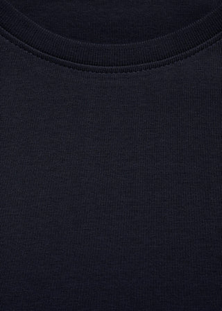 Camiseta Manga Corta Entallada de Algodón