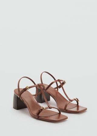 Sandalias de Tacón con Hebillas