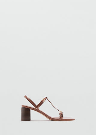 Sandalias de Tacón con Hebillas