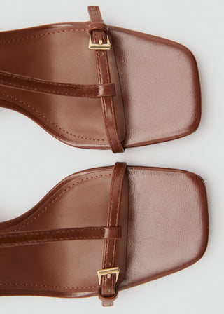 Sandalias de Tacón con Hebillas