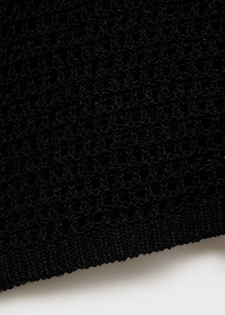 Sudadera Manga Corta de Crochet