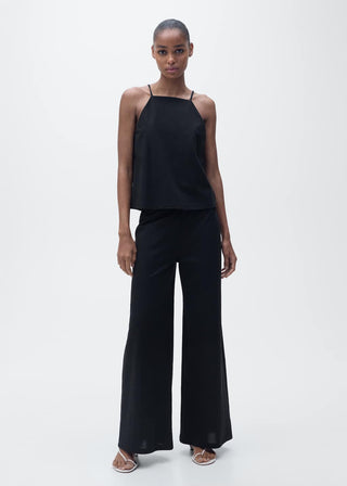 Blusa Cuello Halter de Algodón