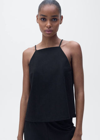 Blusa Cuello Halter de Algodón