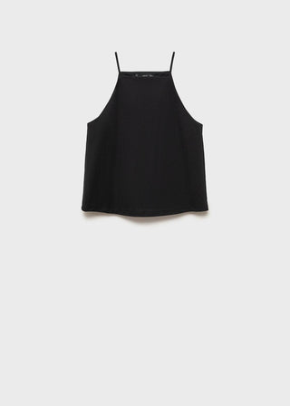 Blusa Cuello Halter de Algodón