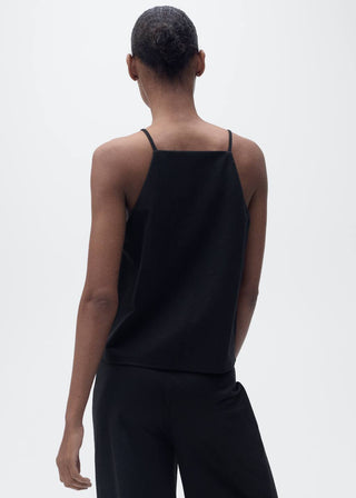 Blusa Cuello Halter de Algodón