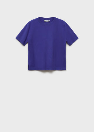 Camiseta Manga Corta de Punto Fino
