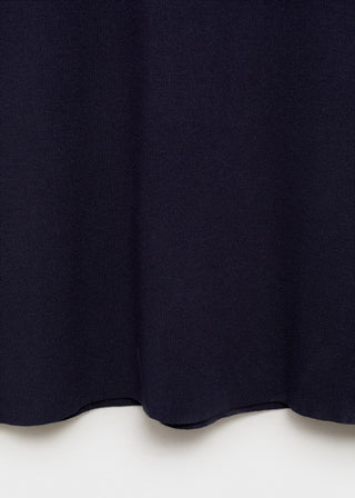 Vestido Midi de Punto con Solapas