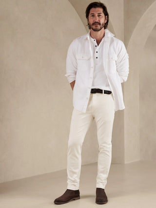 Pantalón Chino Slim Blanco