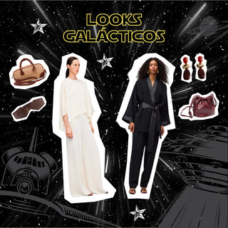 Outfits del lado de la luz y del lado oscuro con inspiración interplanetaria