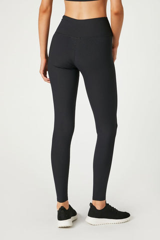 Legging Talle Alto de Punto Acanalado