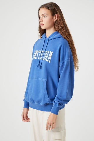 Sudadera con Capucha y Gráfico Ámsterdam