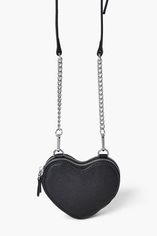 Bolso de Piel Sintética con Forma de Corazón