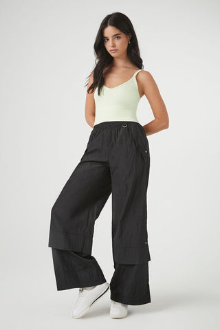 Pantalón Talle Alto con Cintura Elástica