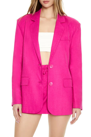 Blazer con Solapas y Bolsillos