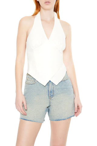 Top Halter con Espalda de Lazo