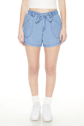 Short Denim con Cintura Elástica