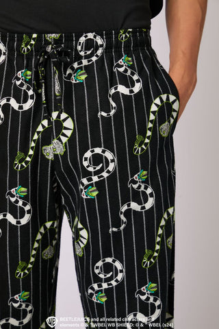 Pantalón de Pijama de Franela Colección Beetlejuice