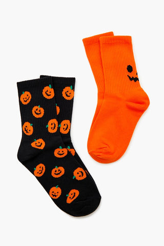 Paquete de 2 Calcetines Jack-O-Lantern