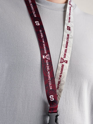 Lanyard ADN Morado.
