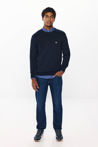 Sudadera Cuello Redondo con Logo