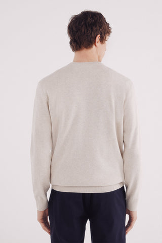 Sudadera Cuello Redondo con Logo Bordado