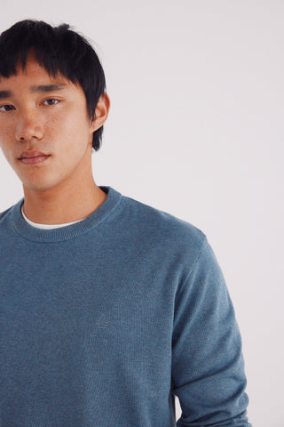 Sudadera Cuello Redondo con Logo Bordado