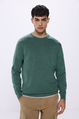 Sudadera Cuello Redondo con Logo
