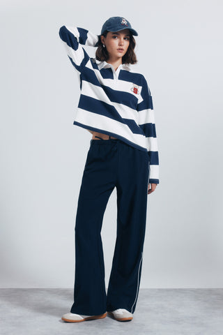 Polo Manga Larga con Detalle Bordado