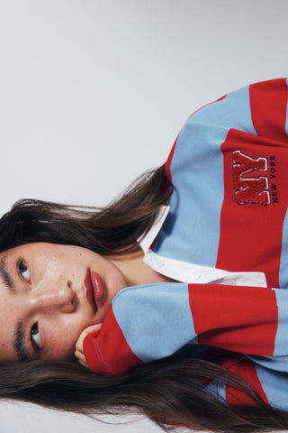 Polo Manga Larga con Detalle Bordado