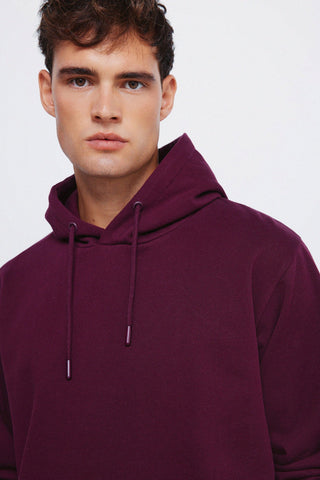 Sudadera Básica con Capucha y Bolsillos